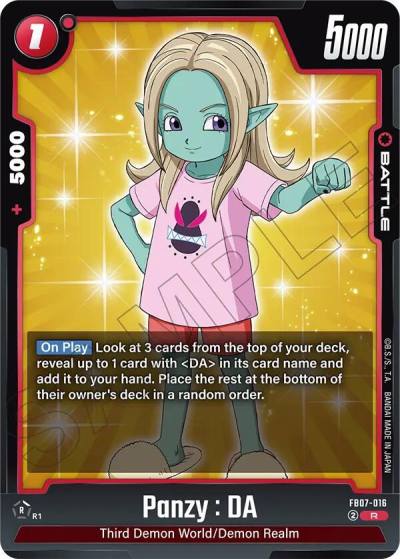 Panzy DA FB07-016 Wish For Shenron Fusion World card