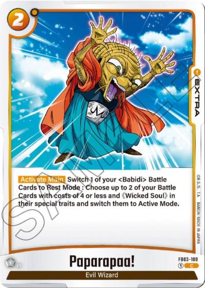 Paparapaa FB03-100 Raging Roar Fusion World card