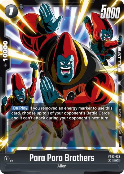 Para Para Brothers Limited Pack 02 FB03-123 Tournament and Championship Promos Fusion World card