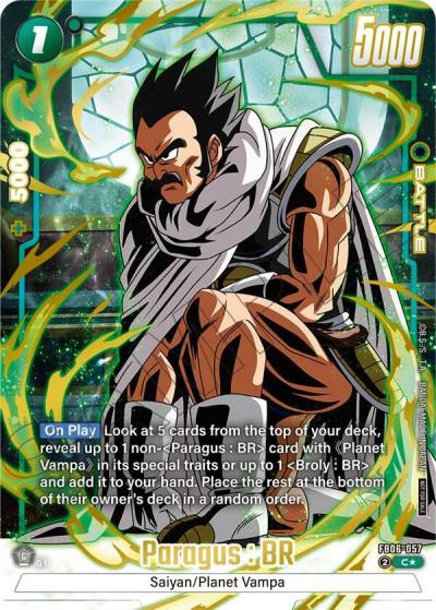 Paragus BR Limited Pack 02 Alternate Art FB06-057 Tournament and Championship Promos Fusion World card