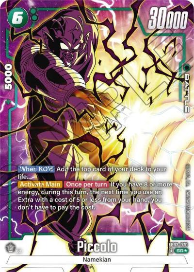 Piccolo Alternate Art FB03-070 Raging Roar Fusion World card