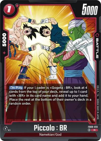 Piccolo BR FB09-013 Dual Evolution Fusion World card