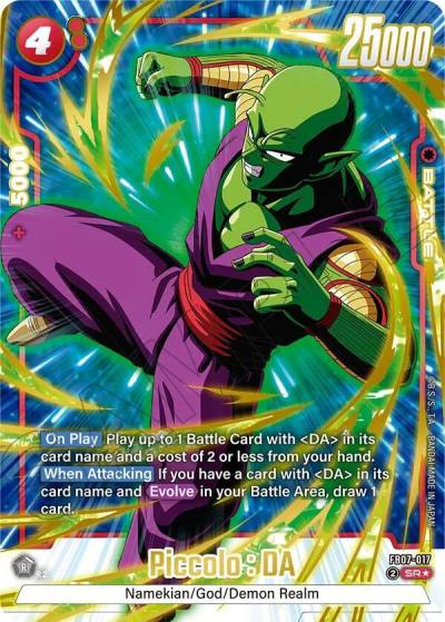 Piccolo DA Alternate Art FB07-017 Wish For Shenron Fusion World card