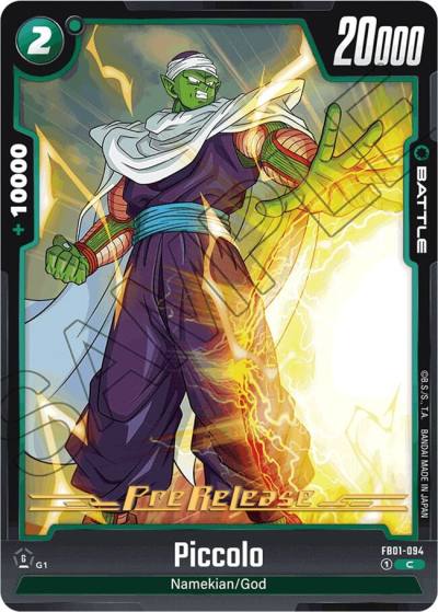 Piccolo FB01-094 Awakened Pulse Pre-Release Cards Fusion World card