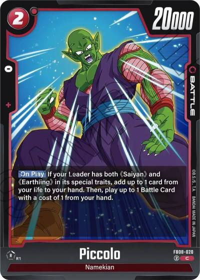 Piccolo FB08-020 Saiyan's Pride Fusion World card