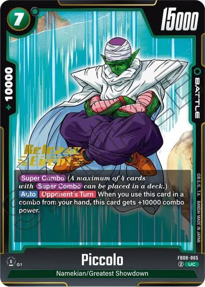 Piccolo FB08-065 Saiyan's Pride Release Event Cards Fusion World card