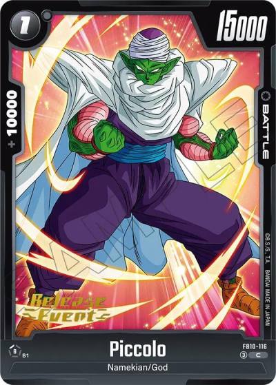 Piccolo FB10-116 Cross Force Release Event Cards Fusion World card