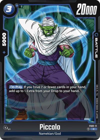 Piccolo FS02-11 Starter Deck 2: Vegeta Fusion World card