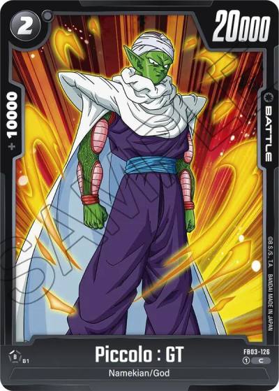 Piccolo GT FB03-126 Raging Roar Fusion World card