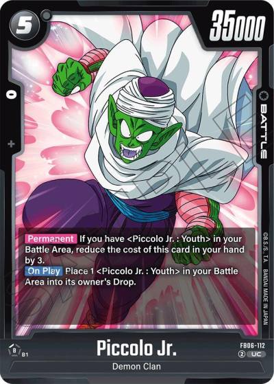 Piccolo Jr FB06-112 Rivals Clash Fusion World card