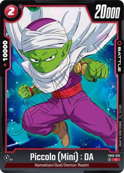 Piccolo Mini DA FB05-016 New Adventure Fusion World card