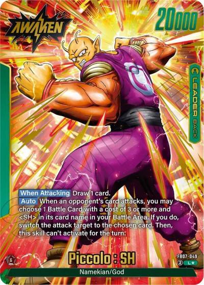 Piccolo SH Alternate Art FB07-049 Wish For Shenron Fusion World card