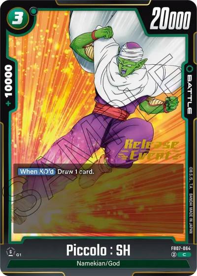 Piccolo SH FB07-064 Wish For Shenron Release Event Cards Fusion World card