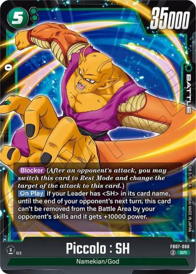 Piccolo SH FB07-066 Wish For Shenron Fusion World card
