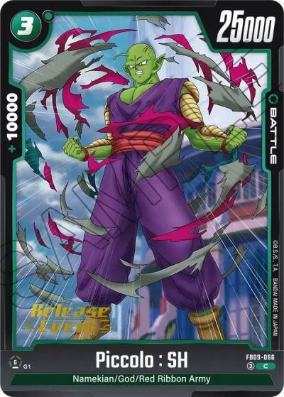 Piccolo SH FB09-066 Dual Evolution Release Event Cards Fusion World card