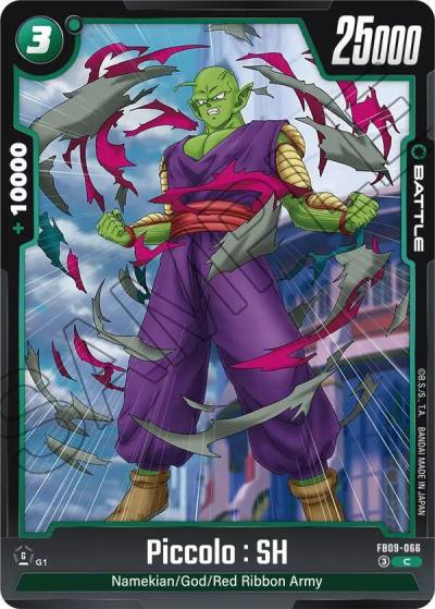 Piccolo SH FB09-066 Dual Evolution Fusion World card