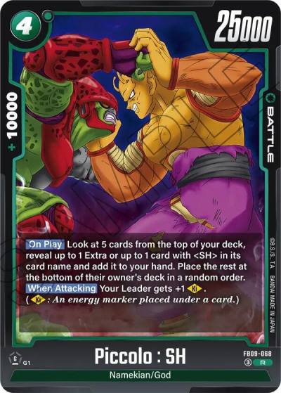 Piccolo SH FB09-068 Dual Evolution Fusion World card
