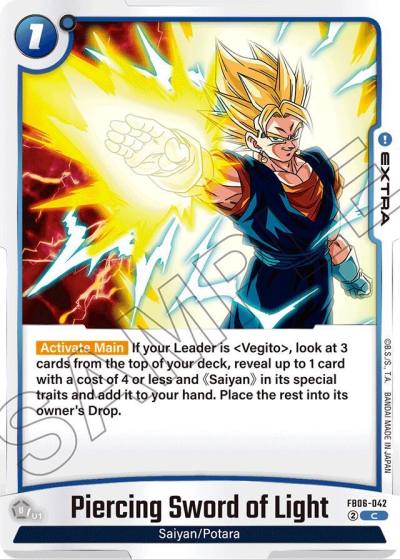 Piercing Sword of Light FB06-042 Rivals Clash Fusion World card