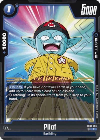 Pilaf FB01-056 Awakened Pulse Pre-Release Cards Fusion World card