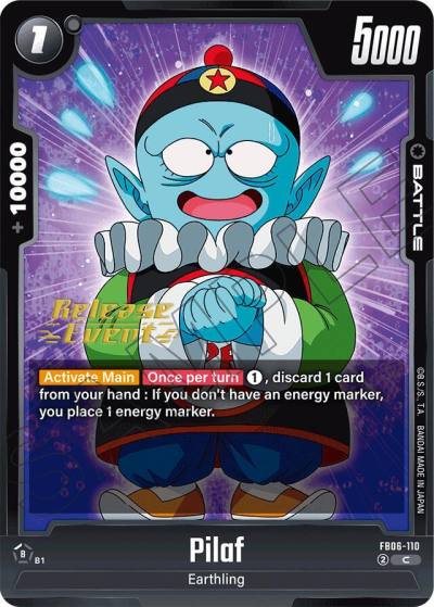 Pilaf FB06-110 Rivals Clash Release Event Cards Fusion World card