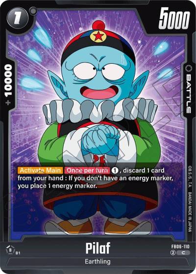 Pilaf FB06-110 Rivals Clash Fusion World card