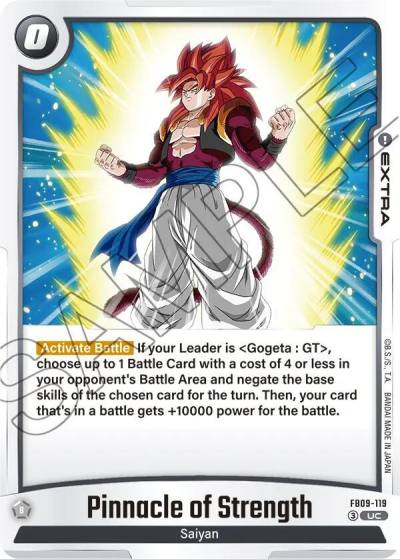 Pinnacle of Strength FB09-119 Dual Evolution Fusion World card