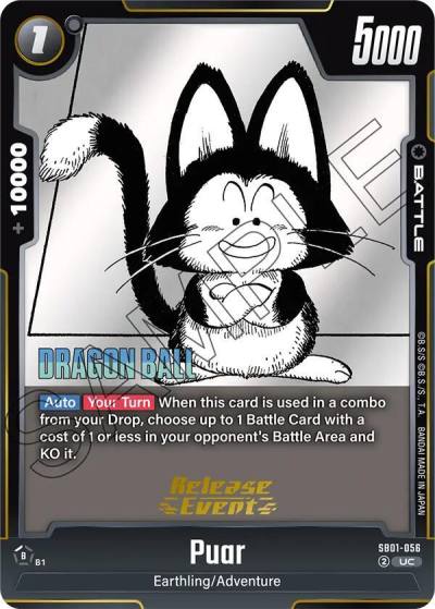 Puar SB01-056 Manga Booster 01 Release Event Cards Fusion World card