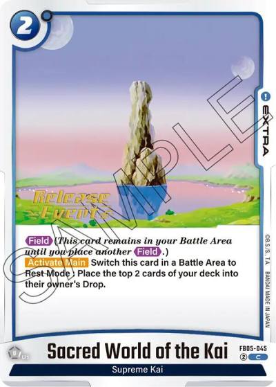 Sacred World of the Kai FB05-045 New Adventure Release Event Cards Fusion World card