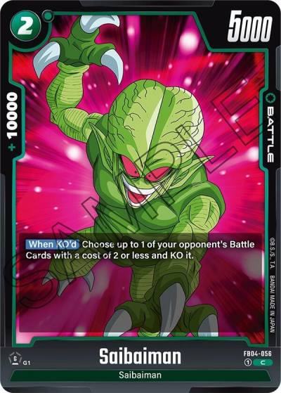 Saibaiman FB04-056 Ultra Limit Fusion World card