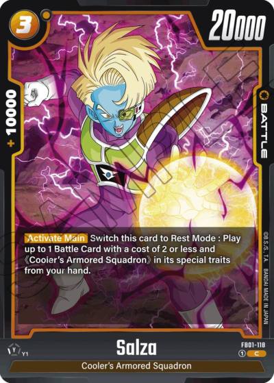 Salza FB01-118 Awakened Pulse Fusion World card