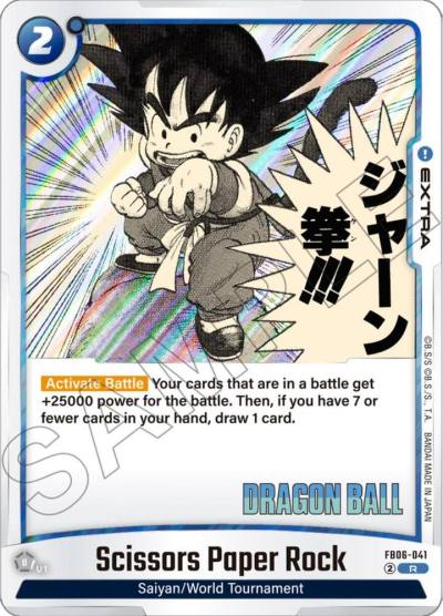Scissors Paper Rock FB06-041 Manga Booster 01 Fusion World card