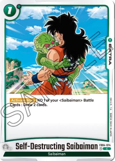 Self Destructing Saibaiman FB04-074 Ultra Limit Fusion World card