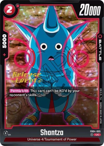 Shantza FB04-005 Ultra Limit Release Event Cards Fusion World card