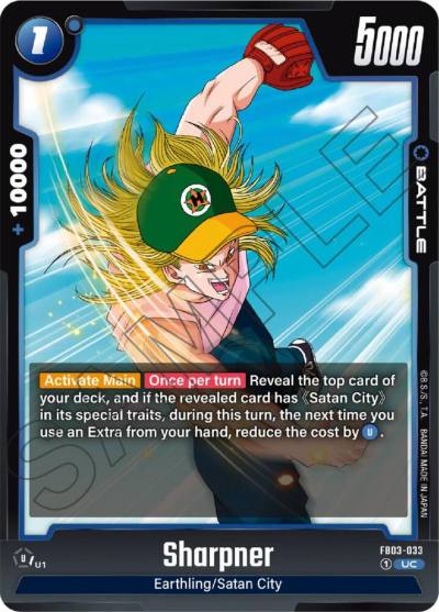 Sharpner FB03-033 Raging Roar Fusion World card