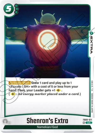 Shenrons Extra FB09-071 Dual Evolution Fusion World card