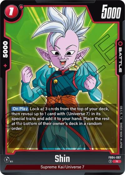Shin FB04-007 Ultra Limit Fusion World card
