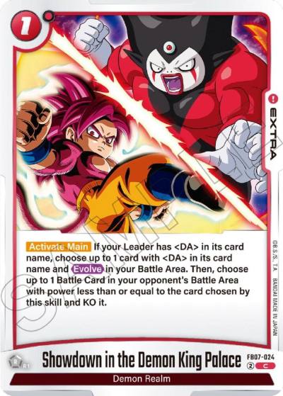 Showdown in the Demon King Palace FB07-024 Wish For Shenron Fusion World card