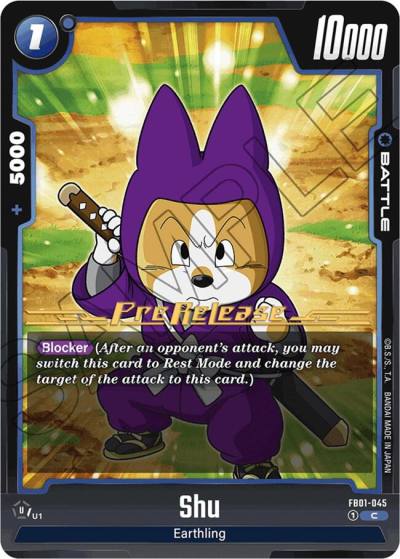 Shu FB01-045 Awakened Pulse Pre-Release Cards Fusion World card