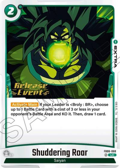 Shuddering Roar FB06-068 Rivals Clash Release Event Cards Fusion World card