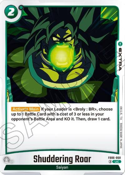 Shuddering Roar FB06-068 Rivals Clash Fusion World card