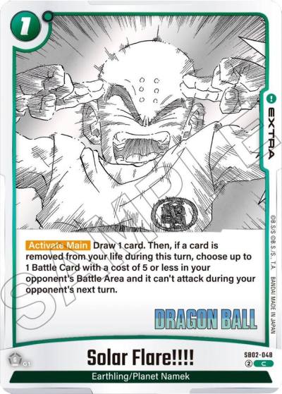 Solar Flare SB02-048 Manga Booster 02 Fusion World card