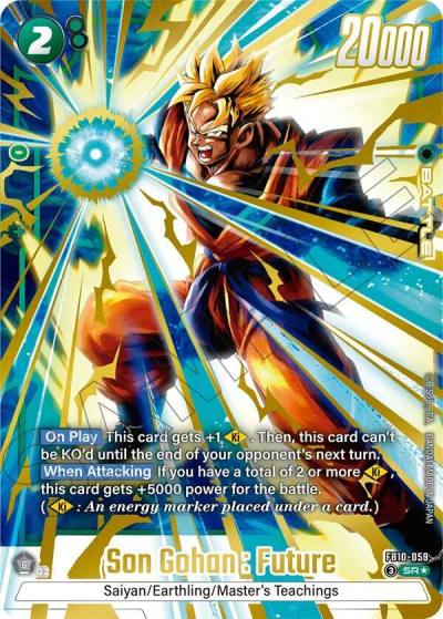 Son Gohan Future Alternate Art FB10-059 Cross Force Fusion World card