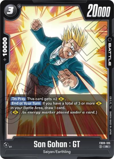 Son Gohan GT FB09-105 Dual Evolution Fusion World card