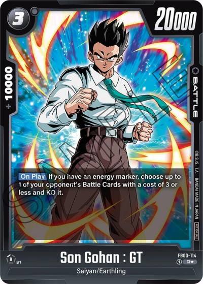 Son Gohan GT Tournament Pack 04 FB03-114 Tournament and Championship Promos Fusion World card