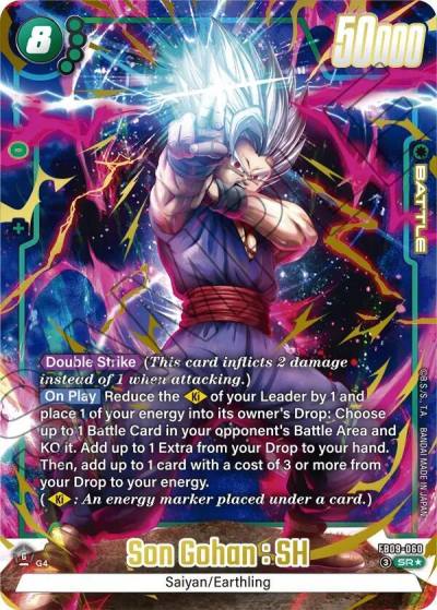 Son Gohan SH Alternate Art FB09-060 Dual Evolution Fusion World card