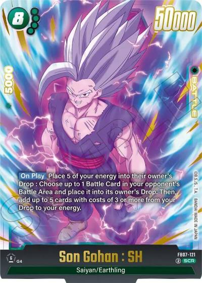Son Gohan SH FB07-121 Wish For Shenron Fusion World card