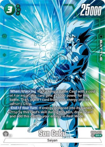 Son Goku Alternate Art FB04-059 Ultra Limit Fusion World card
