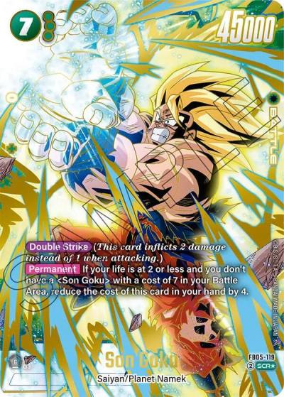 Son Goku Alternate Art FB05-119 New Adventure Fusion World card