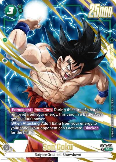 Son Goku Alternate Art FB08-055 Saiyan's Pride Fusion World card