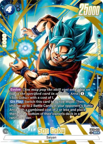 Son Goku Alternate Art FB10-032 Cross Force Fusion World card